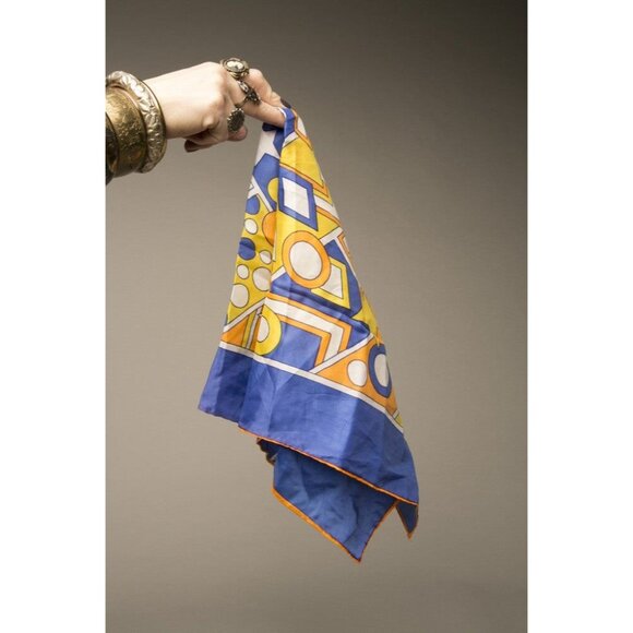 Vintage Burmel  Scarf Acetate Made in Japan - Picture 3 of 7